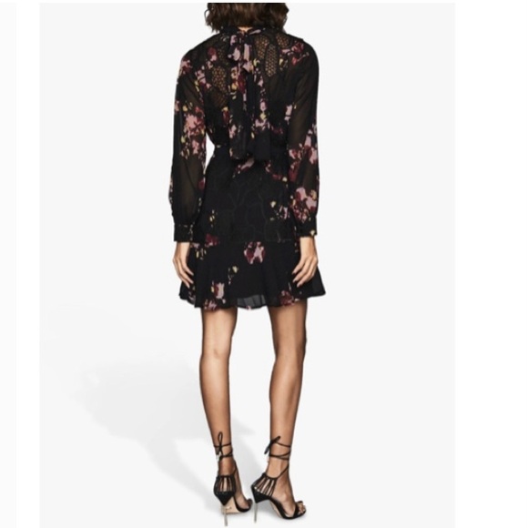 NWT Reiss Rakel Floral Mini Dress 2NWT - Picture 2 of 16
